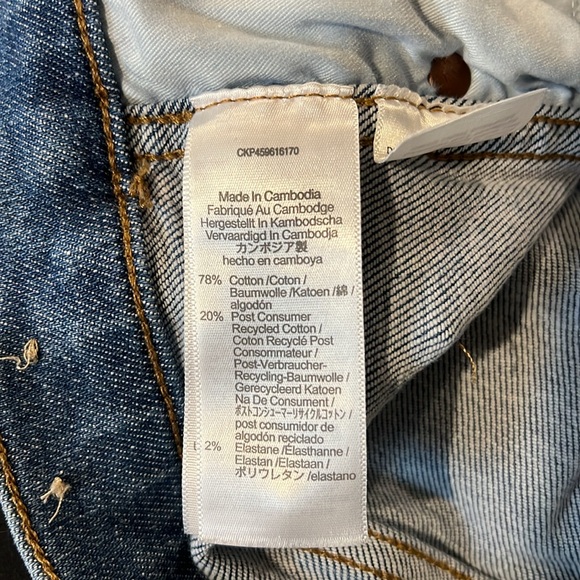 Madewell High-Rise Skinny Crop Jeans in Bradfield Wash - Blue Size 27 - Picture 10 of 11